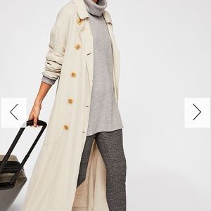 Free People Sweet Melody Trench Coat